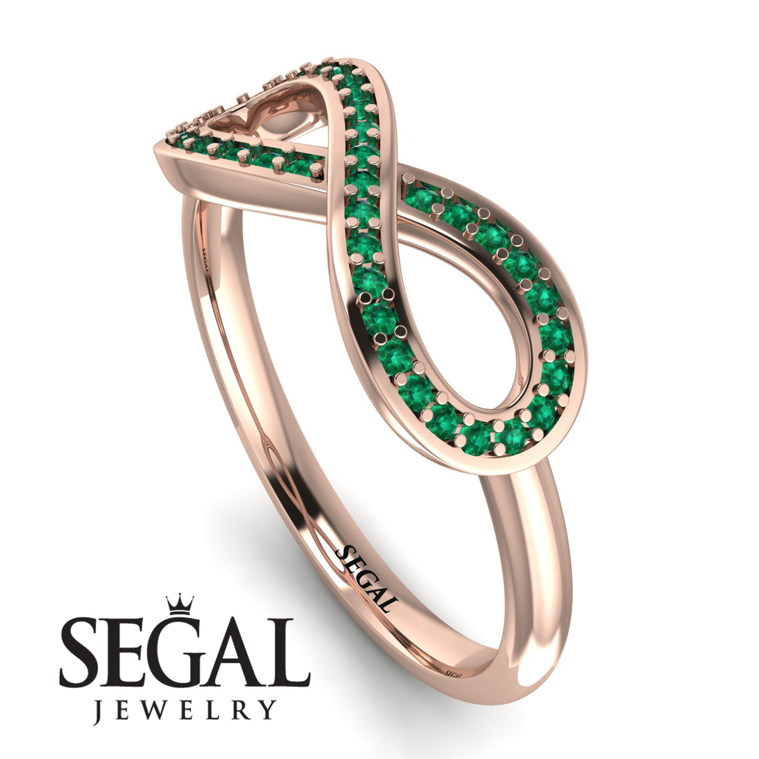 Infinity Emerald Ring - Alexa No. 5