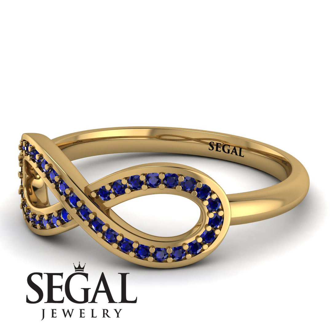 Infinity Sapphire Ring - Alexa No. 13