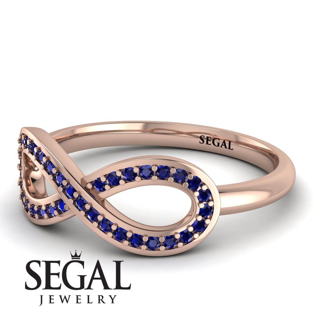 Infinity Sapphire Ring - Alexa No. 14