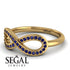 Infinity Sapphire Ring - Alexa No. 13 image 2