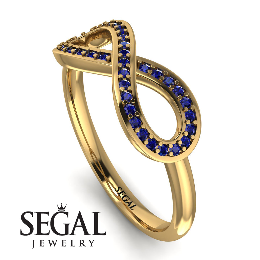 Infinity Sapphire Ring - Alexa No. 13