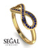 Infinity Sapphire Ring - Alexa No. 13 image 3