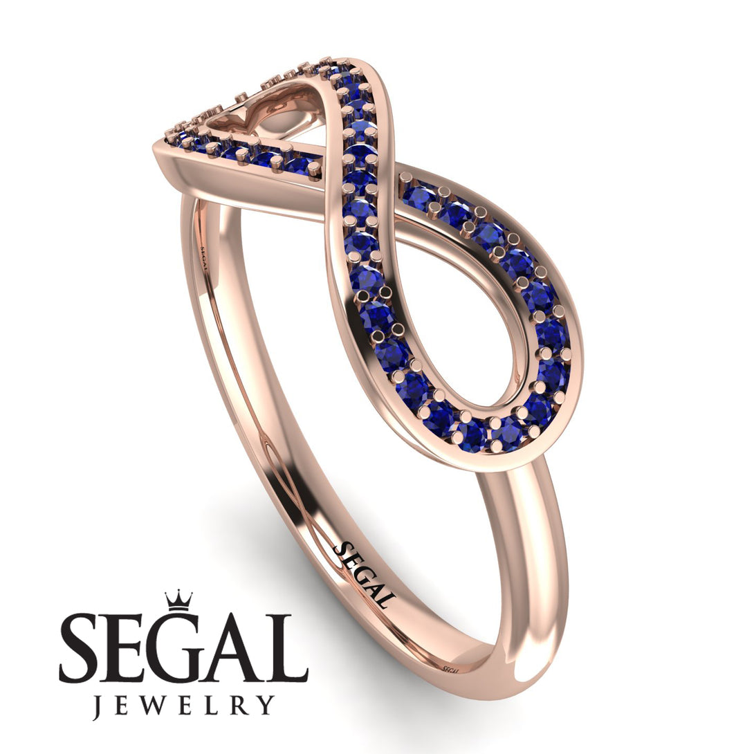 Infinity Sapphire Ring - Alexa No. 14