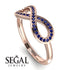 Infinity Sapphire Ring - Alexa No. 14 image 3