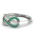 Infinity Yin Yang Emerald Ring - Lydia No. 6 image 1