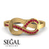 Infinity Yin Yang Ruby Ring - Lydia No. 10