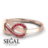 Infinity Yin Yang Ruby Ring - Lydia No. 11