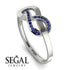 Infinity Yin Yang Sapphire Ring - Lydia No. 15
