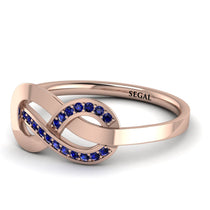 Infinity Yin Yang Sapphire Ring - Lydia No. 14 image 1