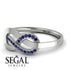 Infinity Yin Yang Sapphire Ring - Lydia No. 15 image 6