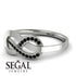Infinity Yin Yang Black Diamond Ring - Lydia No. 9 image 6