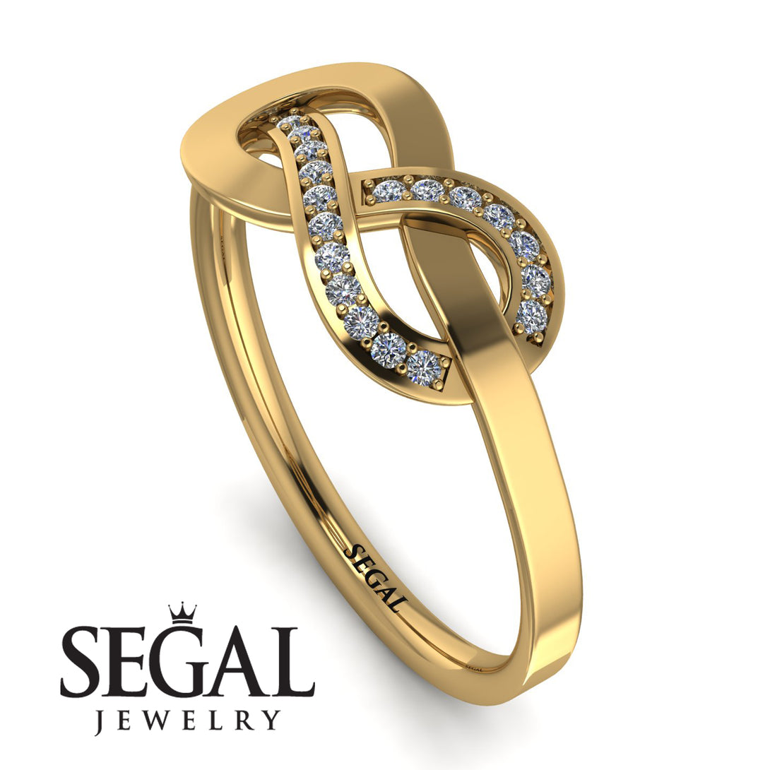 Infinity Yin Yang Diamond Ring - Lydia No. 1