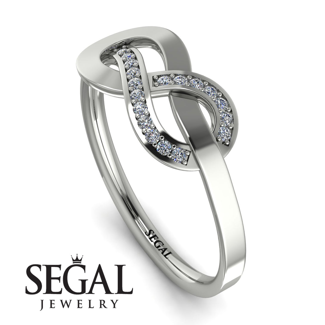 Infinity Yin Yang Diamond Ring - Lydia No. 3