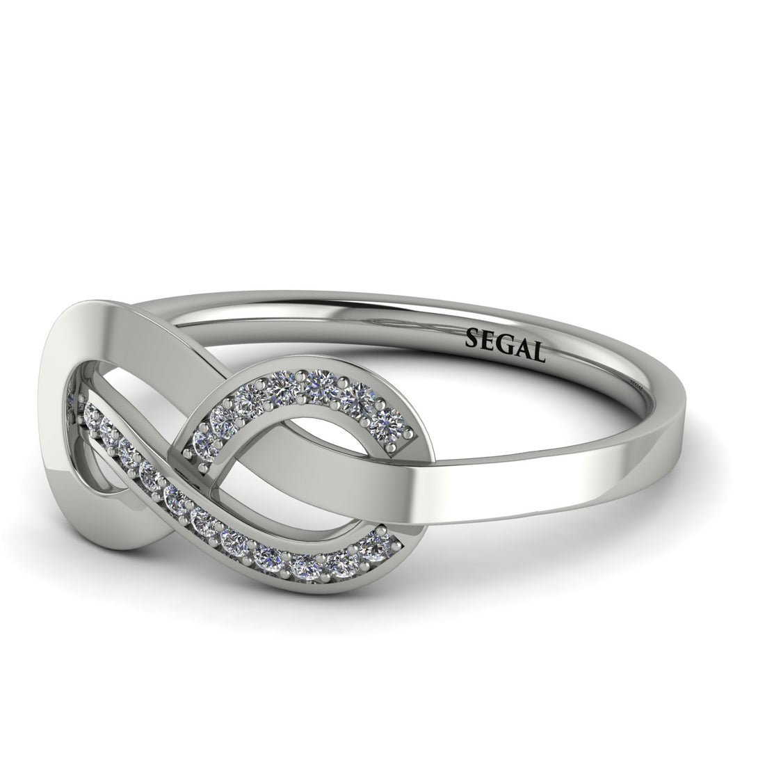 Infinity Yin Yang Diamond Ring - Lydia No. 3