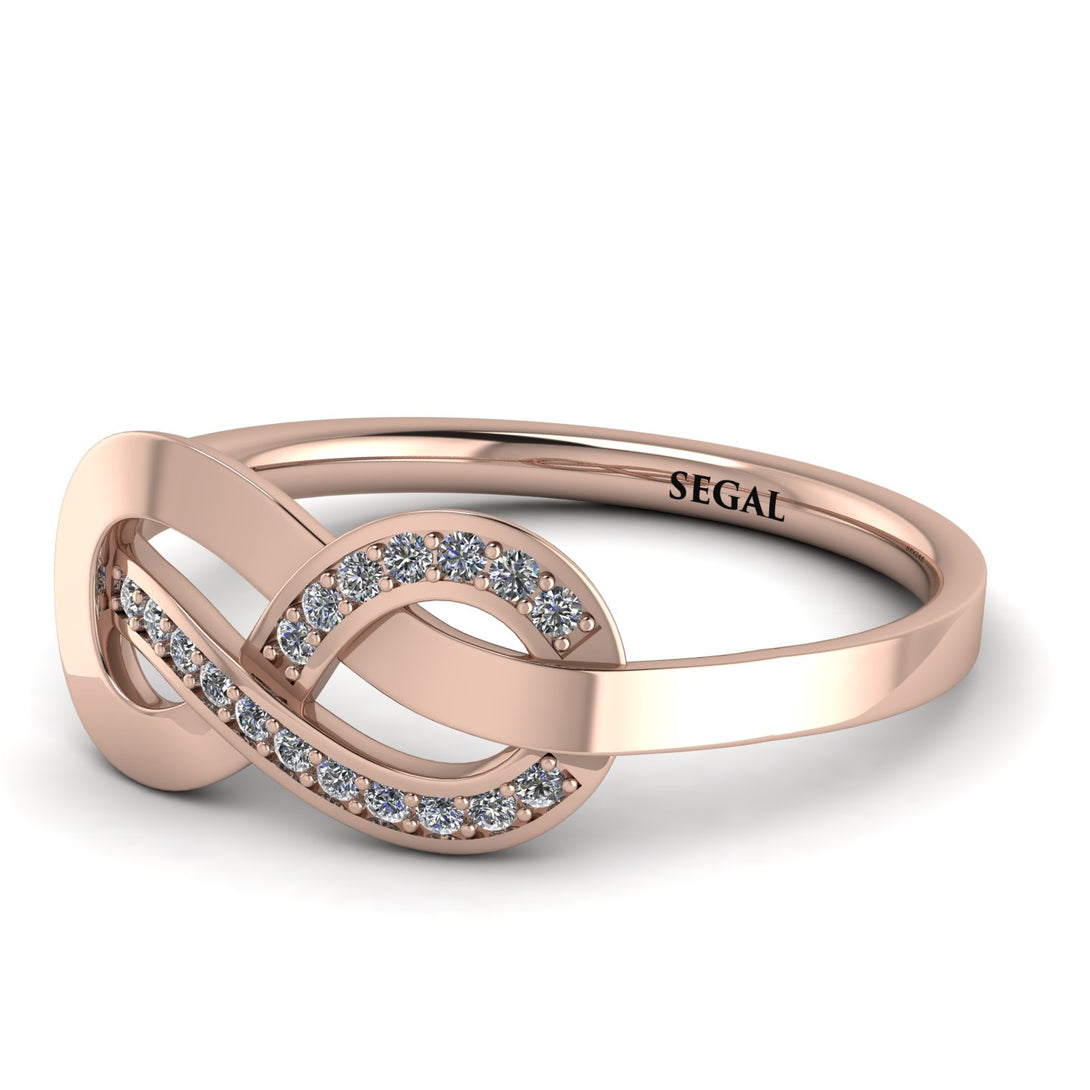 Infinity Yin Yang Diamond Ring - Lydia No. 2