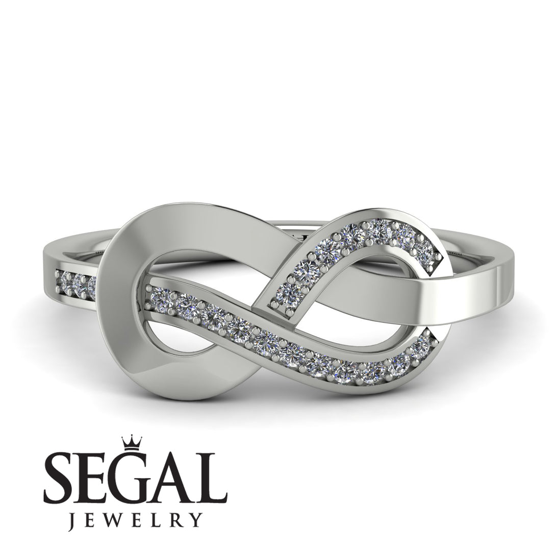 Infinity Yin Yang Diamond Ring - Lydia No. 3