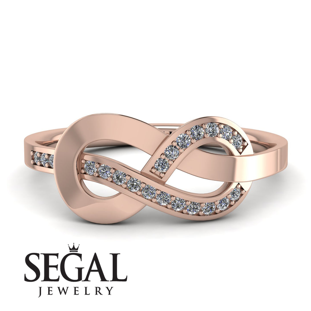 Infinity Yin Yang Diamond Ring - Lydia No. 2