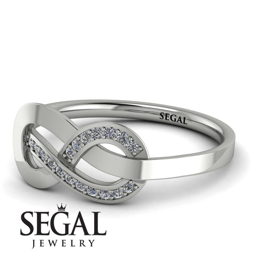 Infinity Yin Yang Diamond Ring - Lydia No. 3