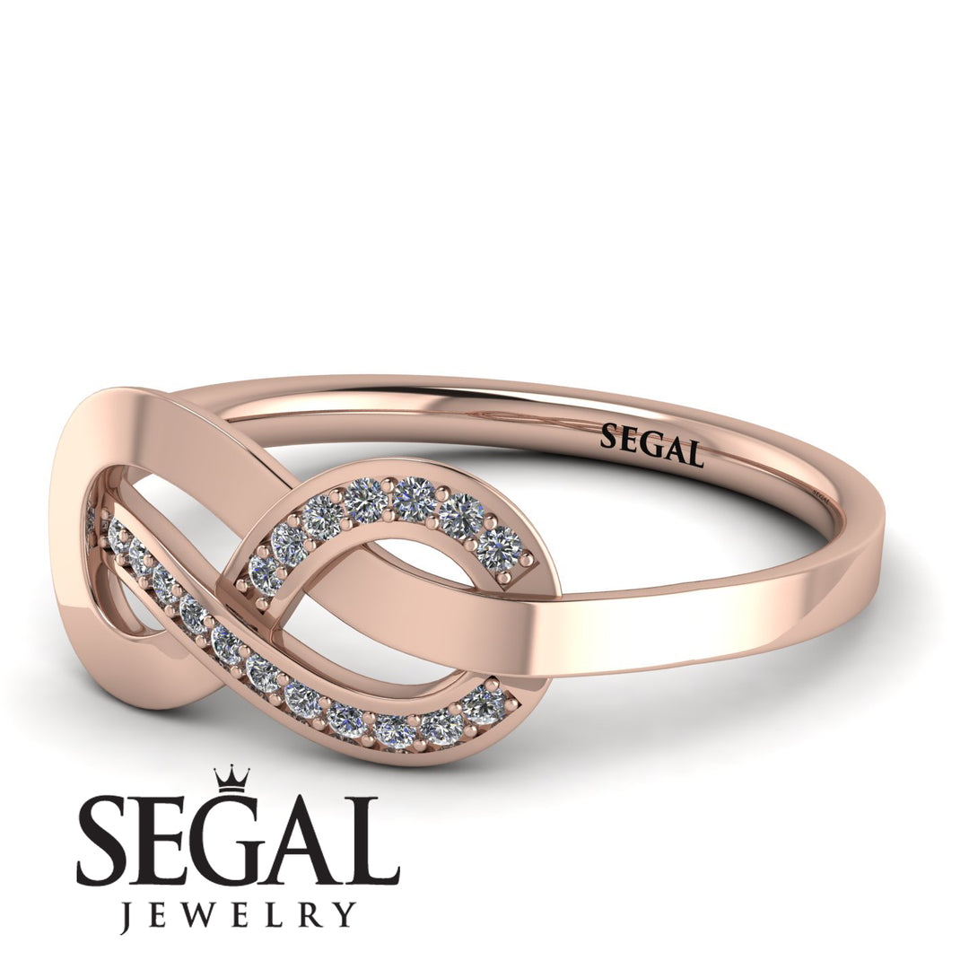 Infinity Yin Yang Diamond Ring - Lydia No. 2