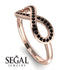 Infinity Black Diamond Ring - Alexa No. 8 image 3