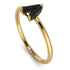 A Letter - Initial Gold Diamond Ring