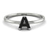 A Letter - Initial White Gold Diamond Ring