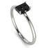 B Letter - Initial White Gold Diamond Ring