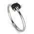 C Letter - Initial White Gold Diamond Ring