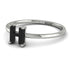 H Letter - Initial White Gold Diamond Ring