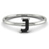 J Letter - Initial White Gold Diamond Ring