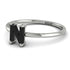 N Letter - Initial White Gold Diamond Ring