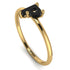 P Letter - Initial Gold Diamond Ring