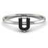 U Letter - Initial White Gold Diamond Ring