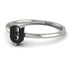 U Letter - Initial White Gold Diamond Ring