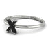 X Letter - Initial White Gold Diamond Ring