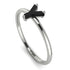 Y Letter - Initial White Gold Diamond Ring