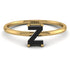 Z Letter - Initial Gold Diamond Ring