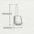 Halo Emerald Cut Emerald Earrings - Izabella No. 51