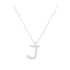 J - Letter Name Necklace Initial Necklace