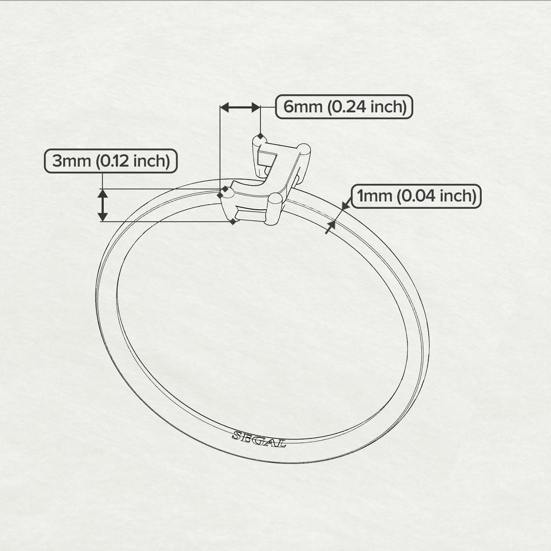 J Letter - Initial Gold Diamond Ring