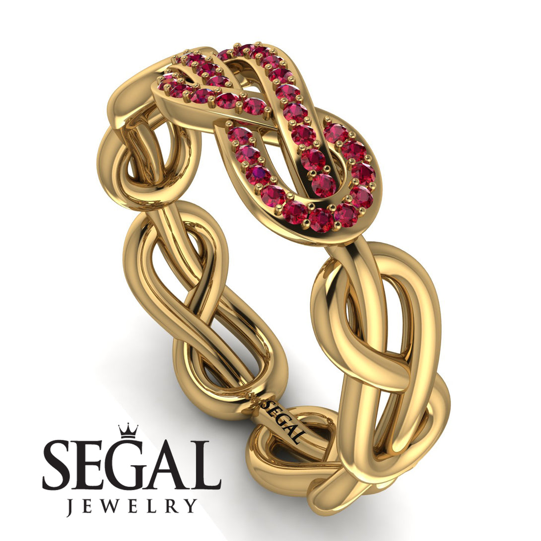 Knot Infinity Ruby Ring - Josephine No. 10