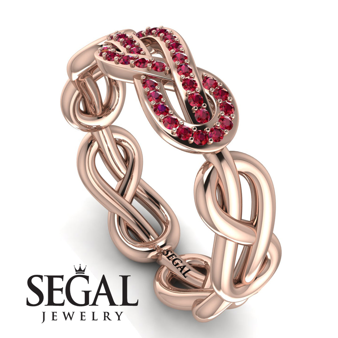 Knot Infinity Ruby Ring - Josephine No. 11