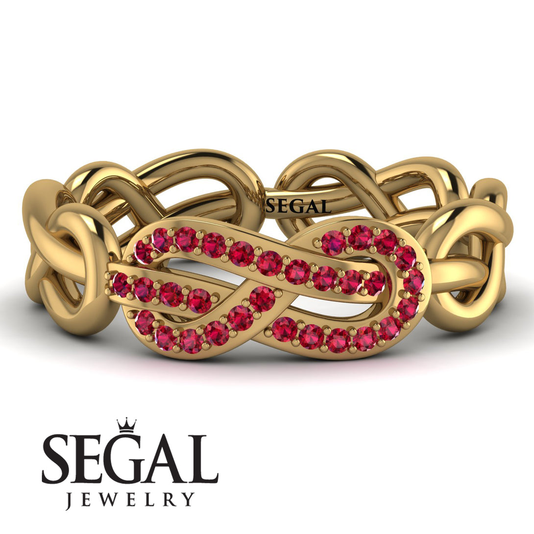 Knot Infinity Ruby Ring - Josephine No. 10