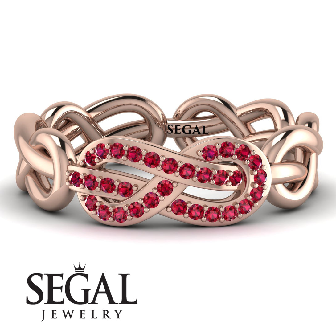 Knot Infinity Ruby Ring - Josephine No. 11