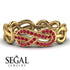 Knot Infinity Ruby Ring - Josephine No. 10