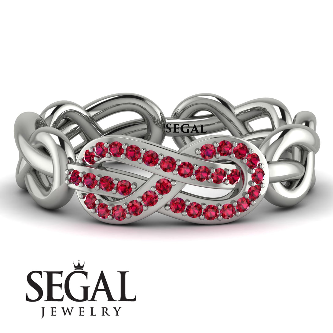 Knot Infinity Ruby Ring - Josephine No. 12