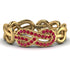 Knot Infinity Ruby Ring - Josephine No. 10