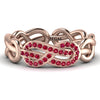 Knot Infinity Ruby Ring - Josephine No. 11