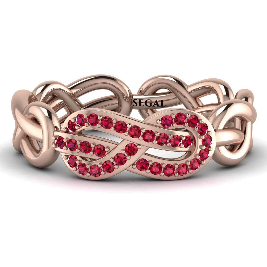 Knot Infinity Ruby Ring - Josephine No. 11