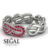 Knot Infinity Ruby Ring - Josephine No. 12